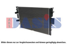 Chladič, chlazení motoru AKS DASIS 400037N