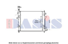 Chladič, chlazení motoru AKS DASIS 510163N