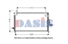 Kondenzátor, klimatizace AKS DASIS 512014N