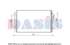 Kondenzátor, klimatizace AKS DASIS 512066N