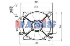 Větrák, chlazení motoru AKS DASIS 518115N