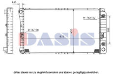 Výměník tepla, vnitřní vytápění AKS DASIS 520057N
