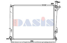 Chladič, chlazení motoru AKS DASIS 560092N