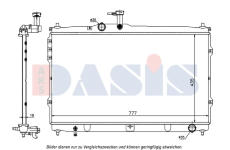 Chladič, chlazení motoru AKS DASIS 560095N