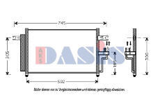 Kondenzátor, klimatizace AKS DASIS 562003N