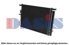 Kondenzátor, klimatizace AKS DASIS 562078N