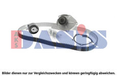 Vodní pumpa + sada ozubeného řemene AKS DASIS 570257N