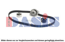 Vodní pumpa + sada ozubeného řemene AKS DASIS 570262N