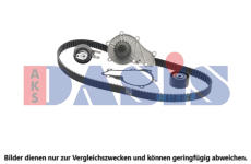 Vodní pumpa + sada ozubeného řemene AKS DASIS 570267N