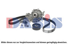 Vodní pumpa + sada ozubeného řemene AKS DASIS 570270N