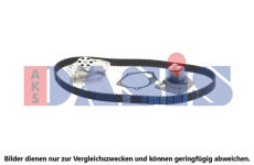 Vodní pumpa + sada ozubeného řemene AKS DASIS 570278N