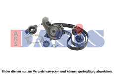 Vodní pumpa + sada ozubeného řemene AKS DASIS 570280N