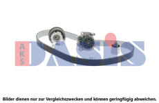 Vodní pumpa + sada ozubeného řemene AKS DASIS 570286N