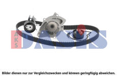 Vodní pumpa + sada ozubeného řemene AKS DASIS 570288N