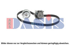 Vodní pumpa + sada ozubeného řemene AKS DASIS 570296N