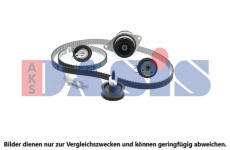 Vodní pumpa + sada ozubeného řemene AKS DASIS 570297N