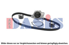 Vodní pumpa + sada ozubeného řemene AKS DASIS 570317N