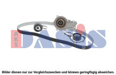 Vodní pumpa + sada ozubeného řemene AKS DASIS 570319N