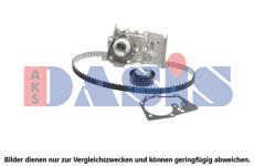 Vodní pumpa + sada ozubeného řemene AKS DASIS 570325N