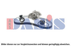 Vodní pumpa + sada ozubeného řemene AKS DASIS 570336N