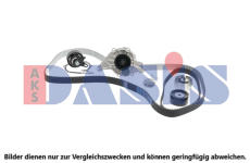 Vodní pumpa + sada ozubeného řemene AKS DASIS 570337N