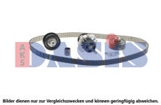 Vodní pumpa + sada ozubeného řemene AKS DASIS 570338N