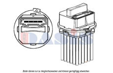 Regulace, vnitrni ventilace AKS DASIS 700034N