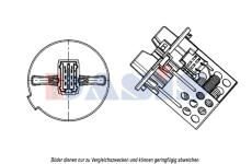 Odpor, vnitřní tlakový ventilátor AKS DASIS 700122N