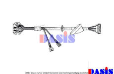 Řídící jednotka, topení/ventilace AKS DASIS 740121N