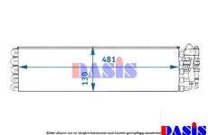 Výparník, klimatizace AKS DASIS 820240N