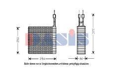 Výparník, klimatizace AKS DASIS 820243N