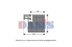 Výparník, klimatizace AKS DASIS 820265N