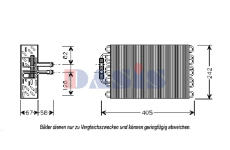 Výparník, klimatizace AKS DASIS 820314N