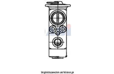 Expanzní ventil, klimatizace AKS DASIS 840069N