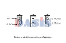 Expanzní ventil, klimatizace AKS DASIS 840200N