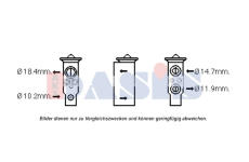 Expanzní ventil, klimatizace AKS DASIS 840265N