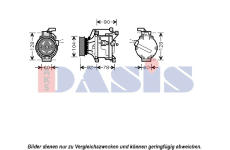 Kompresor, klimatizace AKS DASIS 850748N