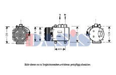 Kompresor, klimatizace AKS DASIS 851110N