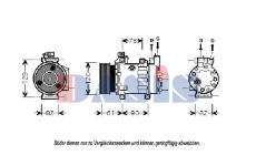 Kompresor, klimatizace AKS DASIS 851381N