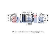 Kompresor, klimatizace AKS DASIS 851825N