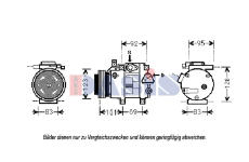 Kompresor, klimatizace AKS DASIS 851839N
