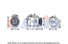 Kompresor, klimatizace AKS DASIS 851905N