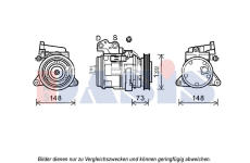 Kompresor, klimatizace AKS DASIS 852671N