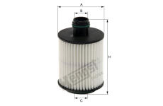 Olejový filtr HENGST FILTER E124H D202