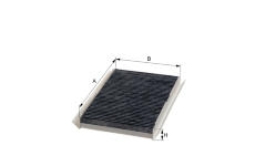 Filtr, vzduch v interiéru HENGST FILTER E1911LC