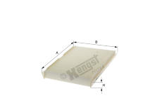 Filtr, vzduch v interiéru HENGST FILTER E1911LI