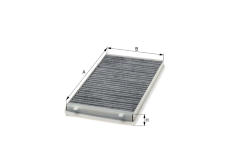 Filtr, vzduch v interiéru HENGST FILTER E1920LC