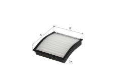 Filtr, vzduch v interiéru HENGST FILTER E1946LI