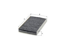 Filtr, vzduch v interiéru HENGST FILTER E1948LC