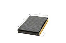 Filtr, vzduch v interiéru HENGST FILTER E1988LC